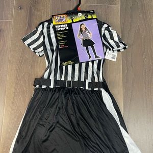 Totally ghoul referee sweetie child costume. NWT extra large 10-14